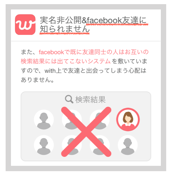 Fecebookの友達にバレない仕組み