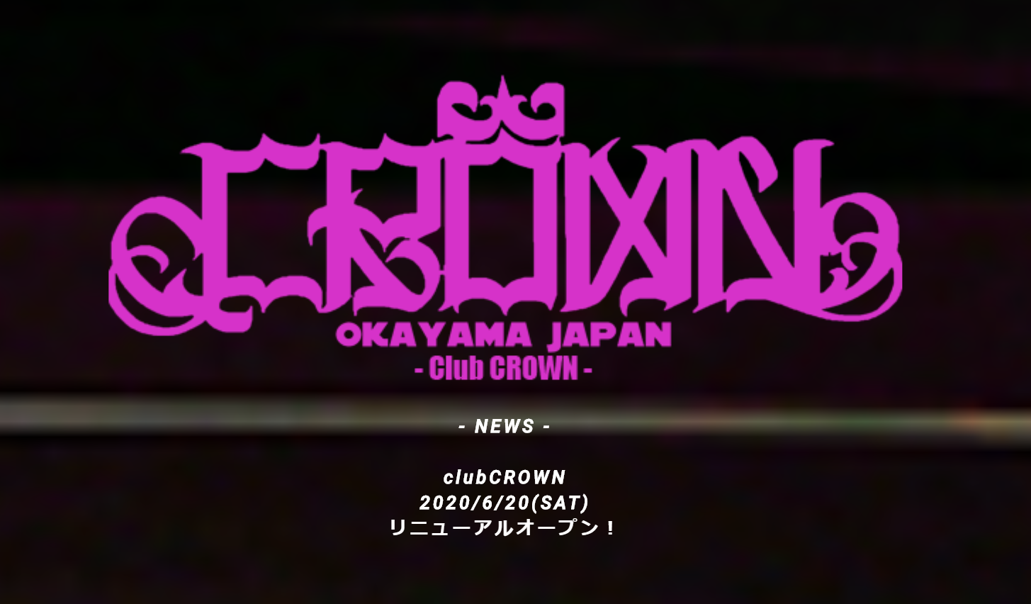 club-crowのトップ画面